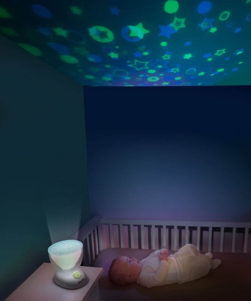 Veilleuse bébé projection plafond